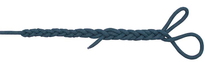Australian braid knot step 11