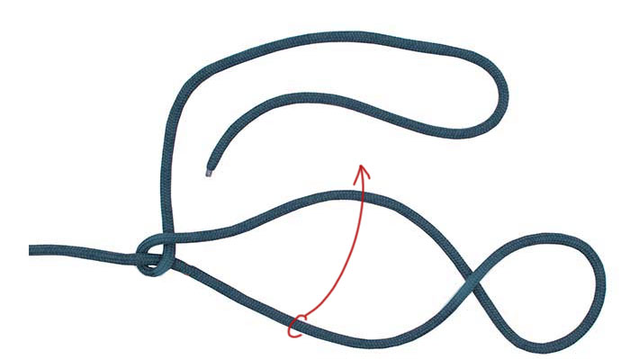 Australian braid knot step 3
