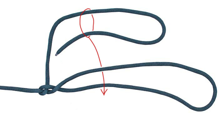 Australian braid knot step 4
