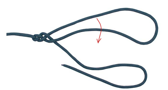 Australian braid knot step 5