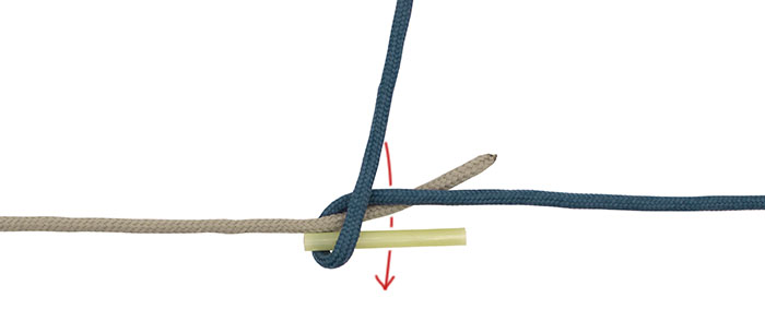 Nail knot step 3