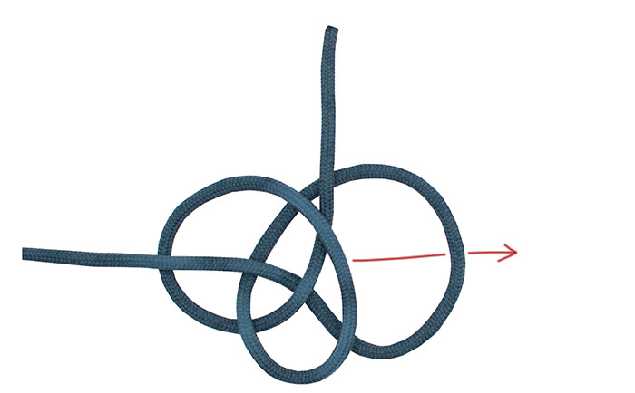 Perfection loop knot step 3
