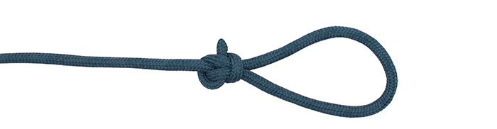 Perfection loop knot step 6