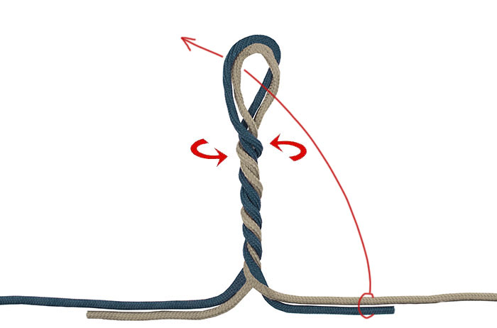 Seaguar knot step 2