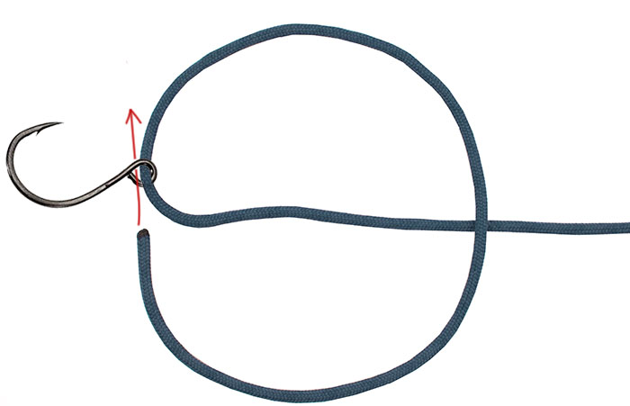 Trilene knot step 2
