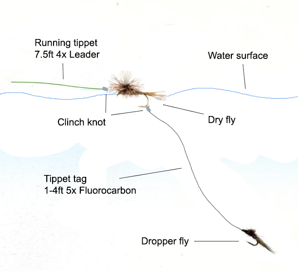 Dry Fly Dropper Rig