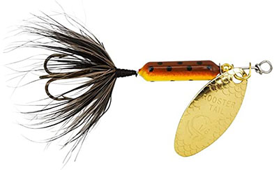 1/16 oz Brown Trout Roostertail with a Bronze Blade