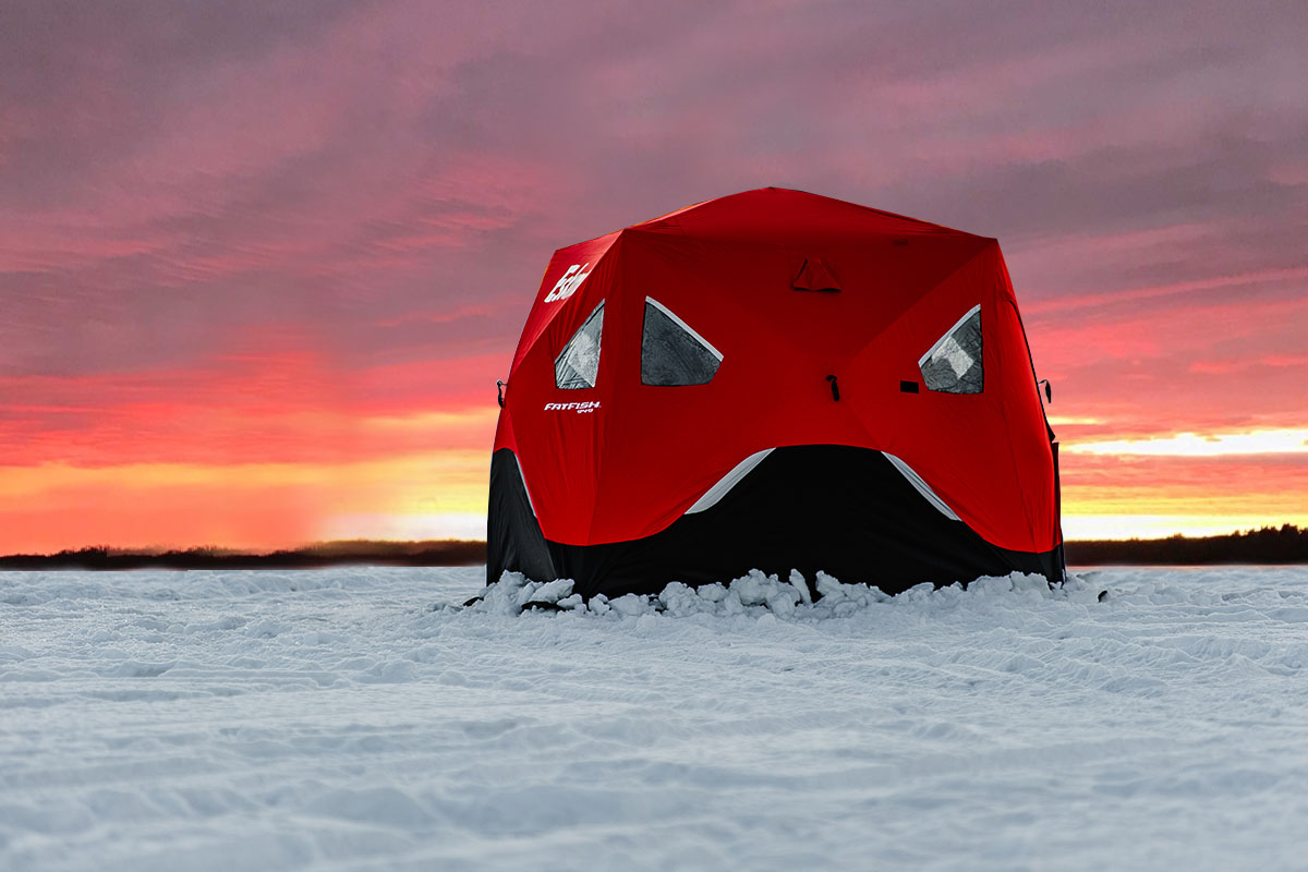 Ice-Fishing Shelters: Pop-Up Hubs Vs. Flip-Overs - Game & Fish